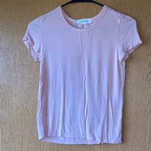 Pink crop tee